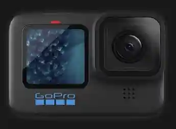  GoPro Hero11 5.3K and 27MP 60 FPS Waterproof Action Camera with Front + Rear LCD Screens 